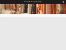 Tablet Screenshot of frenchandfrenchinteriors.com